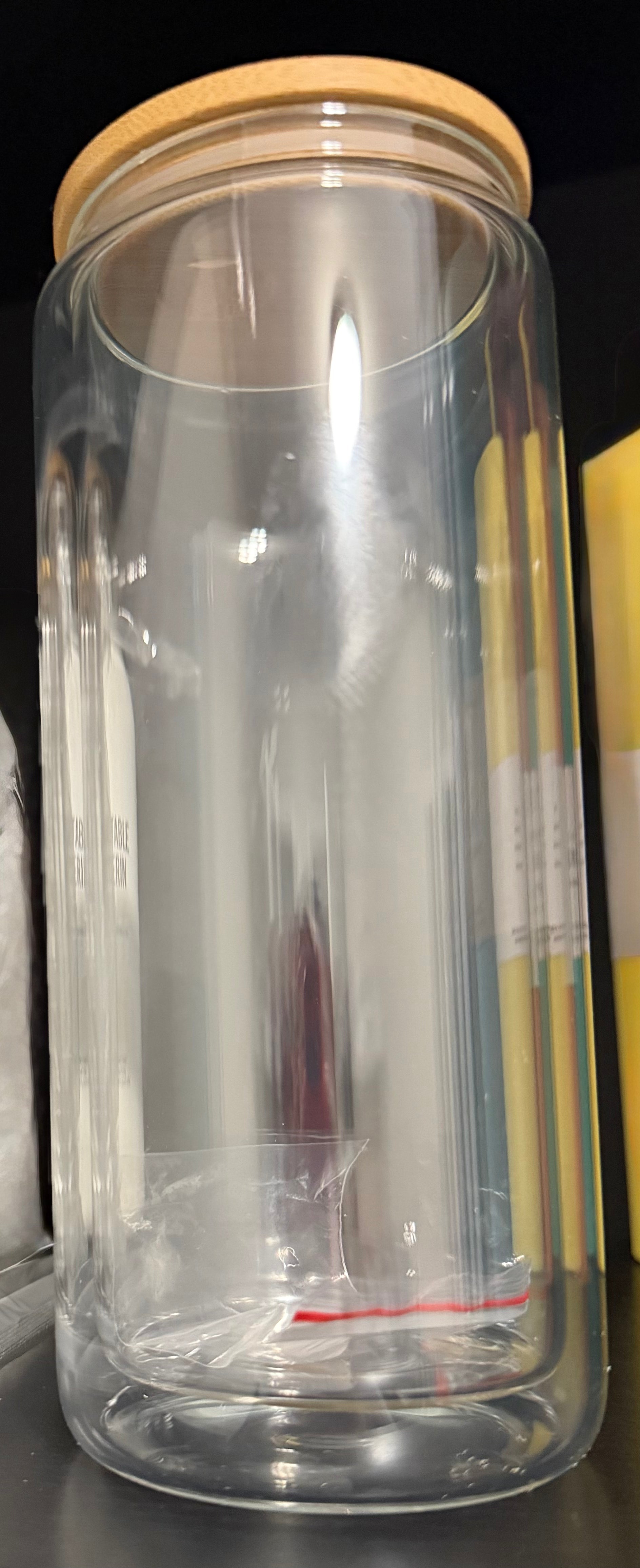 Glass snowglobe 20onz