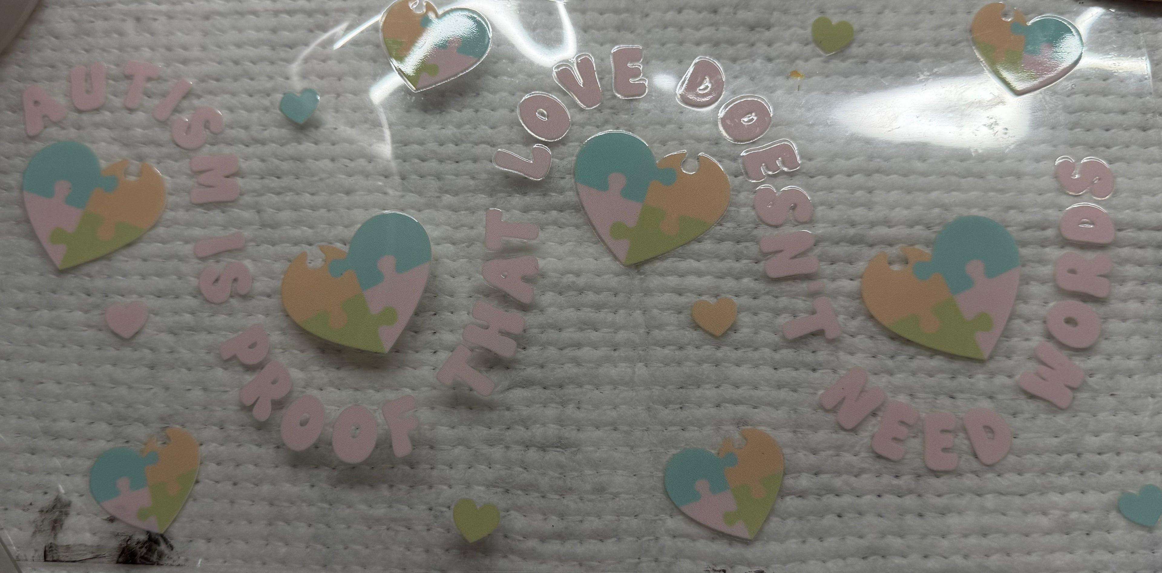 Autism love doesn’t need words wrap