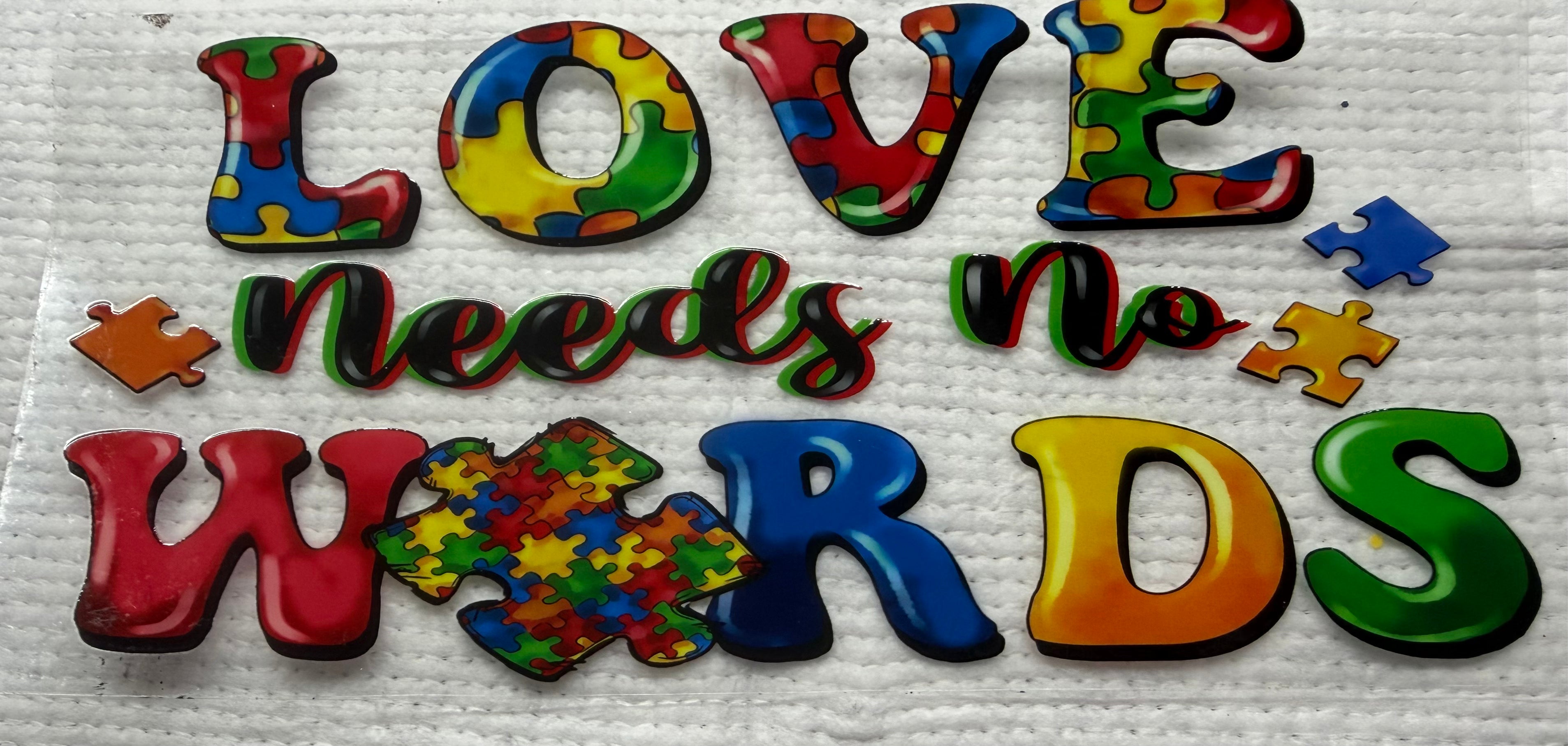 Love needs no words wrap
